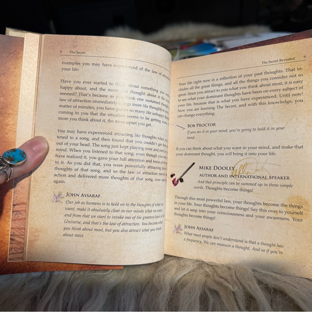 The Secret by Rhonda Byrne -Hardcover Manifestation, Law of Attraction Book - Picture 5 of 8